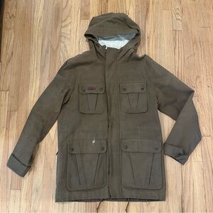 Vans X Dennis Hopper Collection Morocco Military Jacket dark khaki color